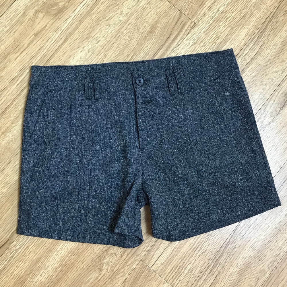 🛍 Black Gray Button Fly Dress Short